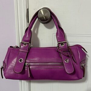 Purple vintage purse